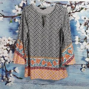 Zac & Rachel 3/4 Sleeve Blouse | Size M